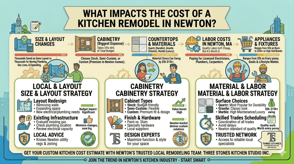 What Impacts the Cost of a Kitchen Remodel in Newton?